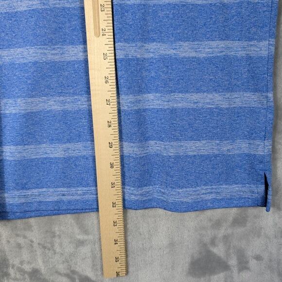 Puma Shirt Mens 2XL XXL Golf Polo Blue White Stripe Big Creek Branson Dry Cell - Picture 4 of 9